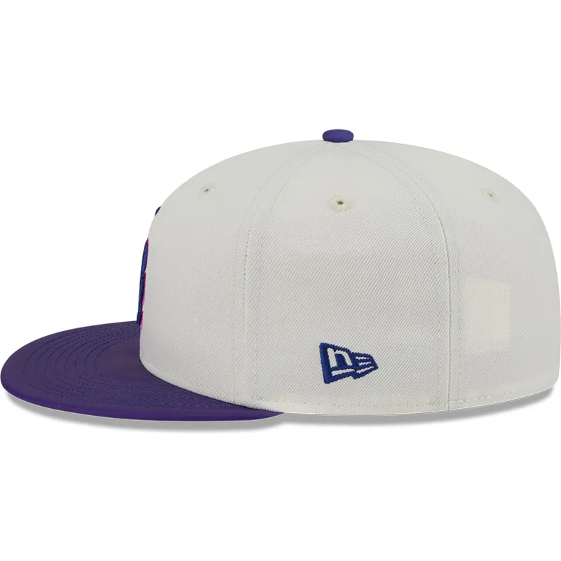 beige-und-violette-anliegende-flat-cap-59fifty-clr-dvlp-der-los-angeles-dodgers-mlb-von-new-era