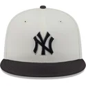 beige-und-schwarze-59fifty-clr-dvlp-fit-kappe-der-new-york-yankees-mlb-von-new-era