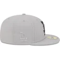 graue-flache-angepasste-59fifty-cracked-kappe-der-los-angeles-dodgers-mlb-von-new-era