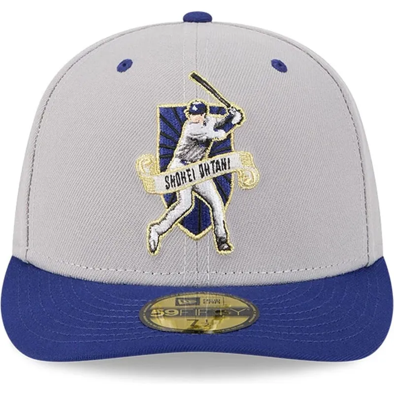 Шапка извита сив прилепнала 59FIFTY Player Shohei Ohtani на Los