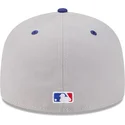 casquette-courbee-grise-et-bleue-ajustee-59fifty-player-shohei-ohtani-los-angeles-dodgers-mlb-new-era