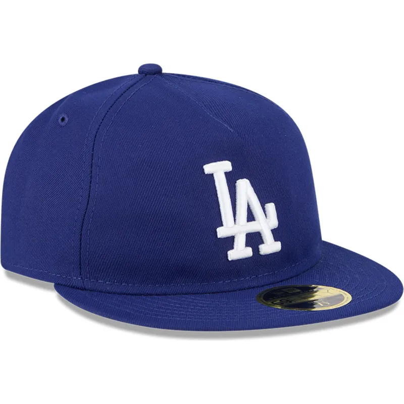 los-angeles-dodgers-mlb-new-era-59fifty-retro-crown-a-frame-easy-bla-fladskygget-justerbar-kasket