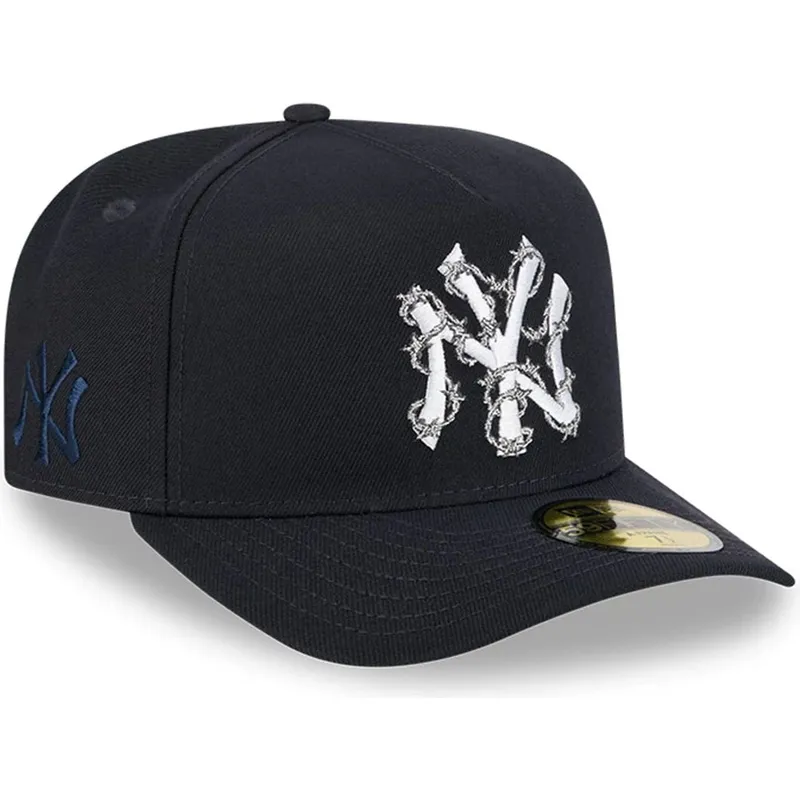 shapka-izvita-tmnosin-prilepnala-59fifty-a-frame-wired-na-new-york-yankees-mlb-ot-new-era
