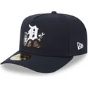 new-era-curved-brim-59fifty-a-frame-cartoon-detroit-tigers-mlb-navy-blue-fitted-cap