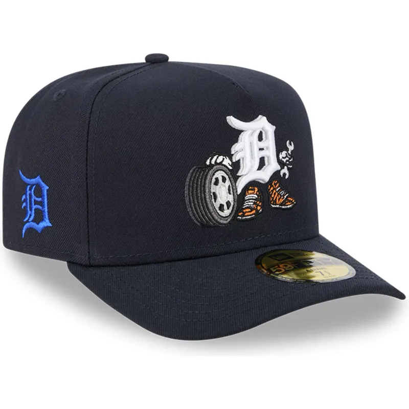 marineblaue-gebogene-verstellbare-59fifty-a-frame-cartoon-kappe-von-detroit-tigers-mlb-von-new-era