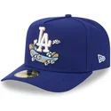 new-era-curved-brim-59fifty-a-frame-cartoon-los-angeles-dodgers-mlb-blue-fitted-cap