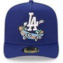 new-era-curved-brim-59fifty-a-frame-cartoon-los-angeles-dodgers-mlb-blue-fitted-cap