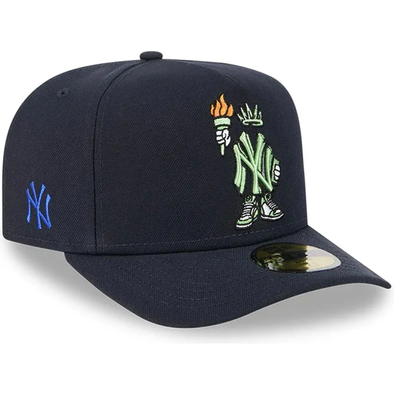 shapka-izvita-tmnosin-prilepnala-59fifty-a-frame-cartoon-na-new-york-yankees-mlb-ot-new-era