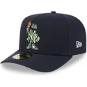 marineblaue-gebogene-verstellbare-59fifty-a-frame-cartoon-kappe-der-new-york-yankees-mlb-von-new-era
