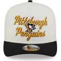 pittsburgh-penguins-nhl-new-era-9fifty-a-frame-chainstitch-beige-og-sort-snapback-kasket