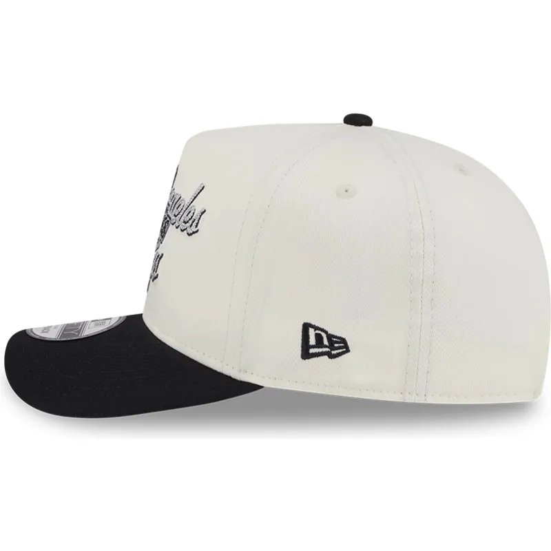 shapka-izvita-bezhov-snapbek-9fifty-a-frame-chainstitch-na-los-angeles-kings-nhl-ot-new-era