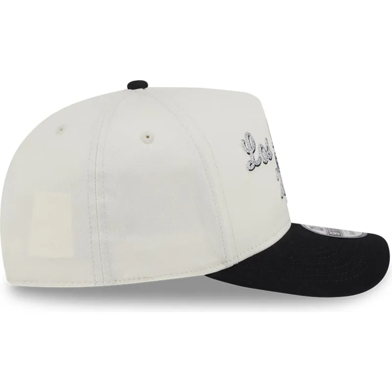 shapka-izvita-bezhov-snapbek-9fifty-a-frame-chainstitch-na-los-angeles-kings-nhl-ot-new-era