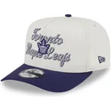 shapka-izvita-bezhov-snapbek-9fifty-a-frame-chainstitch-na-toronto-maple-leafs-nhl-ot-new-era
