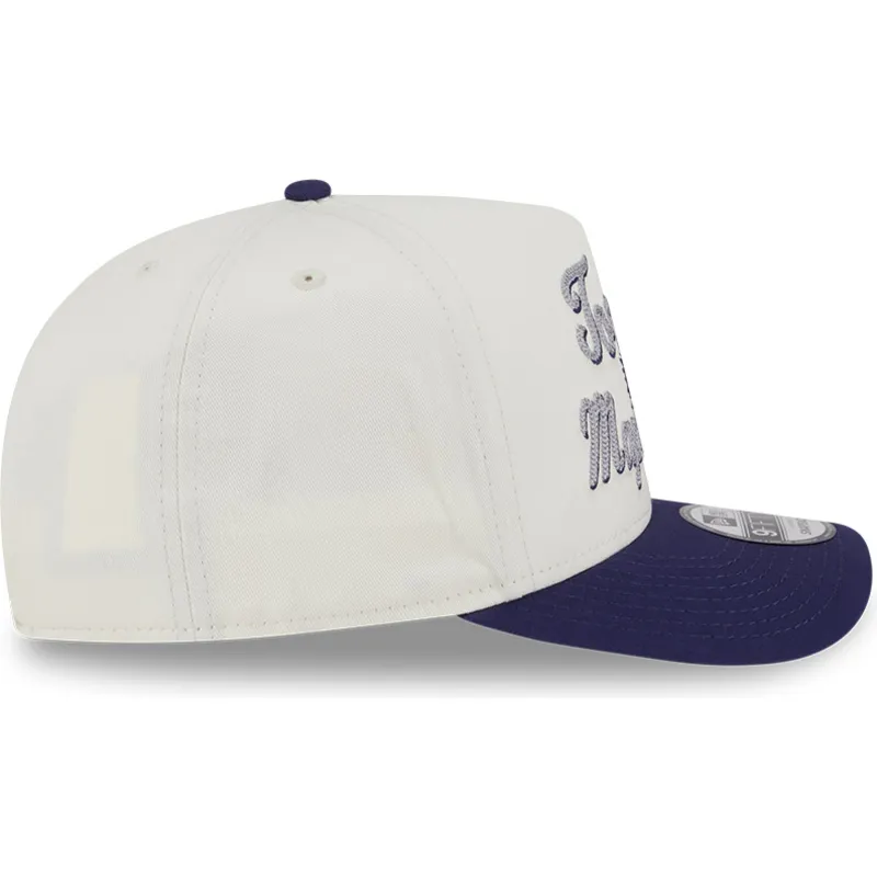 shapka-izvita-bezhov-snapbek-9fifty-a-frame-chainstitch-na-toronto-maple-leafs-nhl-ot-new-era
