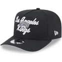 sort-buet-snapback-kasket-9fifty-a-frame-chainstitch-fra-los-angeles-kings-nhl-fra-new-era