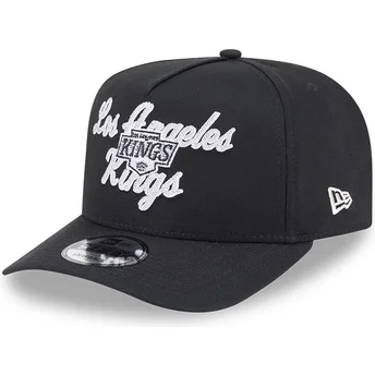 Καπέλο καμπυλωτό μαύρο snapback 9FIFTY A Frame Chainstitch των Los Angeles Kings NHL της New Era
