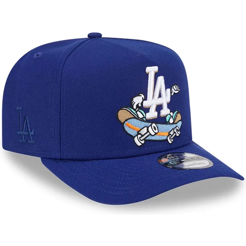 shapka-izvita-sinya-snapbek-9fifty-a-frame-cartoon-na-los-angeles-dodgers-mlb-ot-new-era