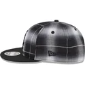 shapka-ploska-cherna-snapbek-9fifty-retro-crown-plaid-na-chicago-white-sox-mlb-ot-new-era