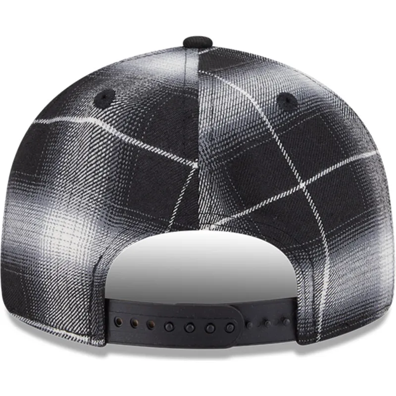 shapka-ploska-cherna-snapbek-9fifty-retro-crown-plaid-na-los-angeles-dodgers-mlb-ot-new-era