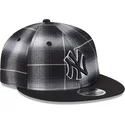 new-york-yankees-mlb-new-era-9fifty-retro-crown-plaid-sort-snapback-fladskygget-kasket