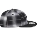 shapka-ploska-cherna-snapbek-9fifty-retro-crown-plaid-na-oakland-athletics-mlb-ot-new-era