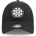 shapka-izvita-cherna-reguliruema-9twenty-stamp-na-boston-bruins-nhl-ot-new-era