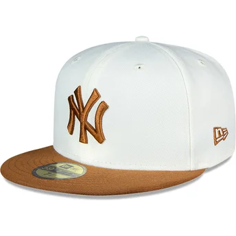 New York Yankees MLB 59FIFTY Chrome Toast Side Patch...