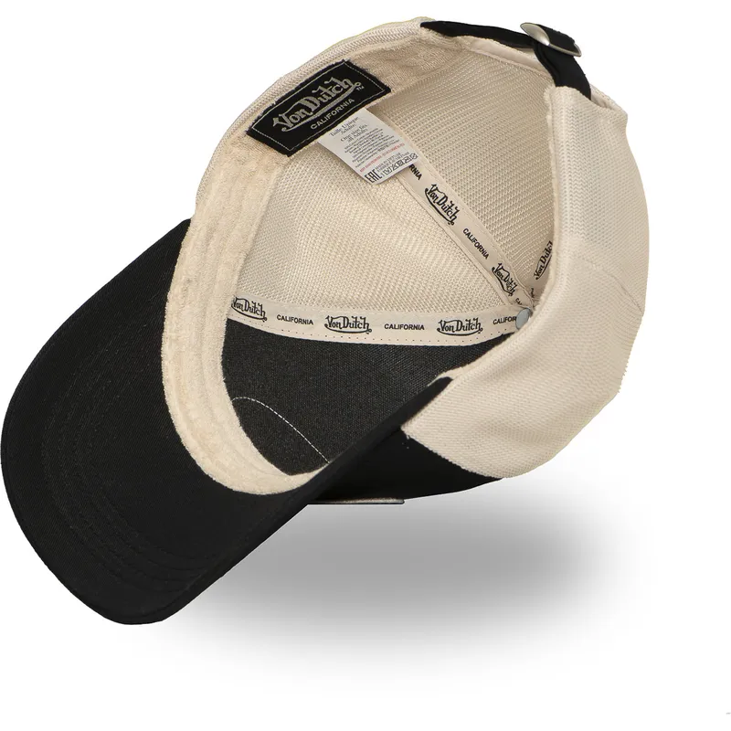 justerbar-sort-og-beige-trucker-kasket-lof-b30-fra-von-dutch