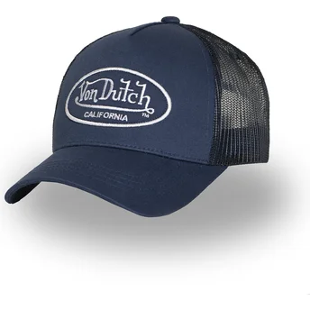 Justerbar marineblå trucker-kasket LOF B37 fra Von Dutch