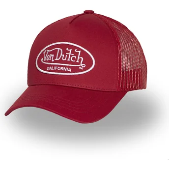 Gorra trucker roja ajustable LOF B38 de Von Dutch
