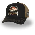 casquette-trucker-noire-et-marron-crew25-von-dutch