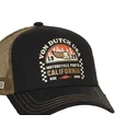 casquette-trucker-noire-et-marron-crew25-von-dutch