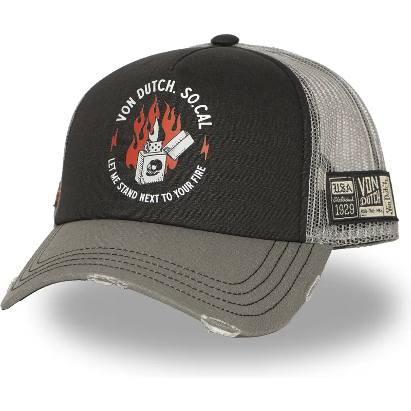 shapka-izvita-traker-siv-snapbek-crew27-ot-von-dutch