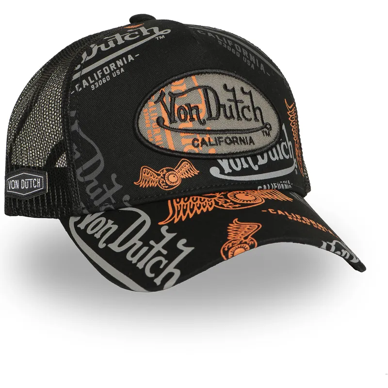 shapka-izvita-traker-cherna-snapbek-cafe03-ot-von-dutch