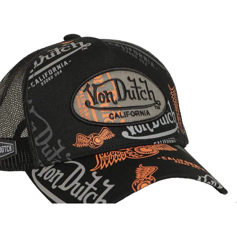 shapka-izvita-traker-cherna-snapbek-cafe03-ot-von-dutch