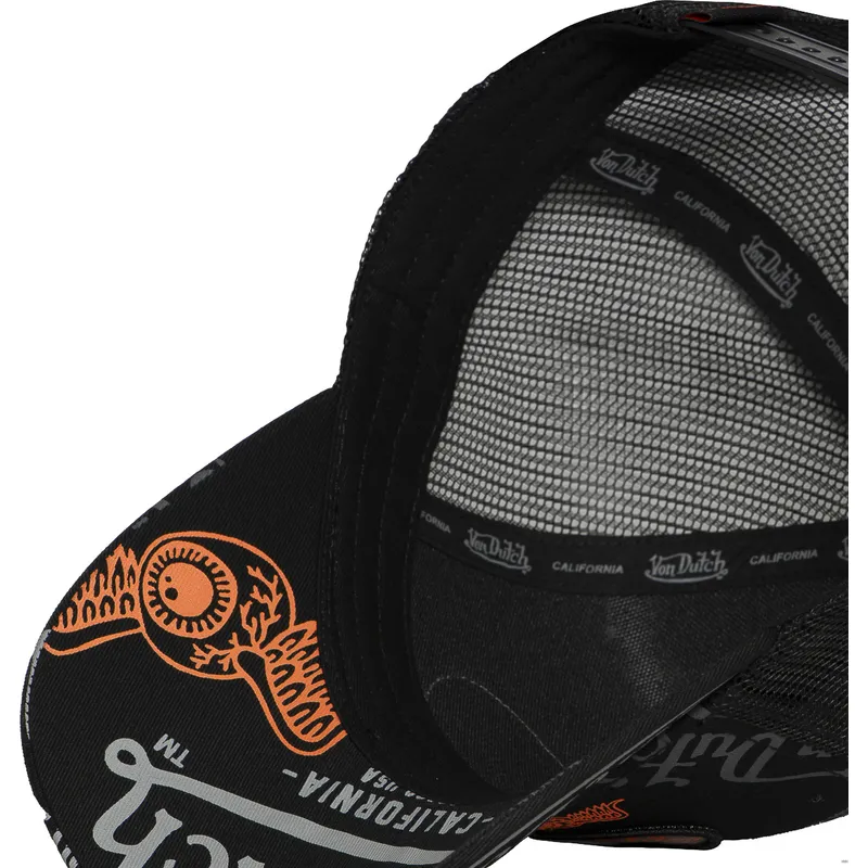 shapka-izvita-traker-cherna-snapbek-cafe03-ot-von-dutch