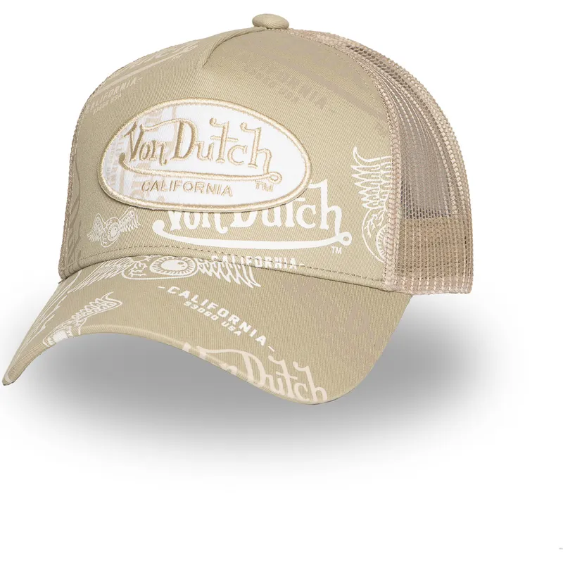 shapka-izvita-bezhov-snapbek-ot-von-dutch