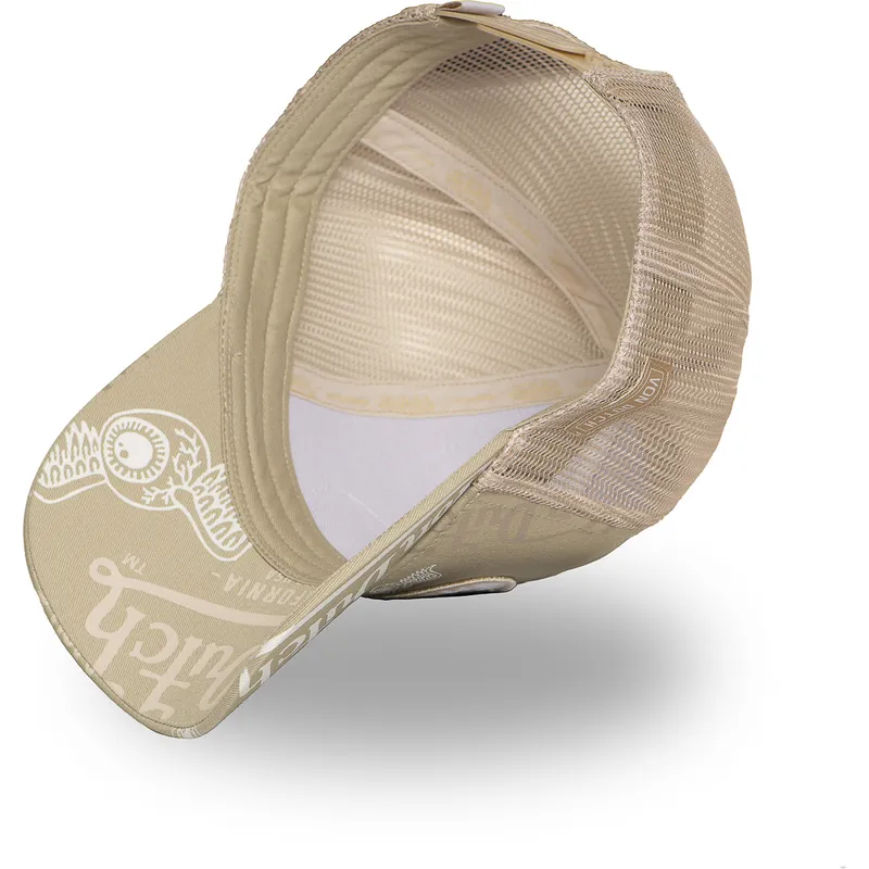 shapka-izvita-bezhov-snapbek-ot-von-dutch