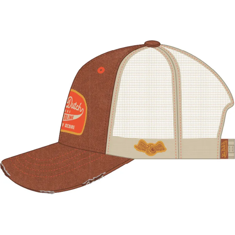 trucker-cap-braun-und-beige-mac11-von-von-dutch
