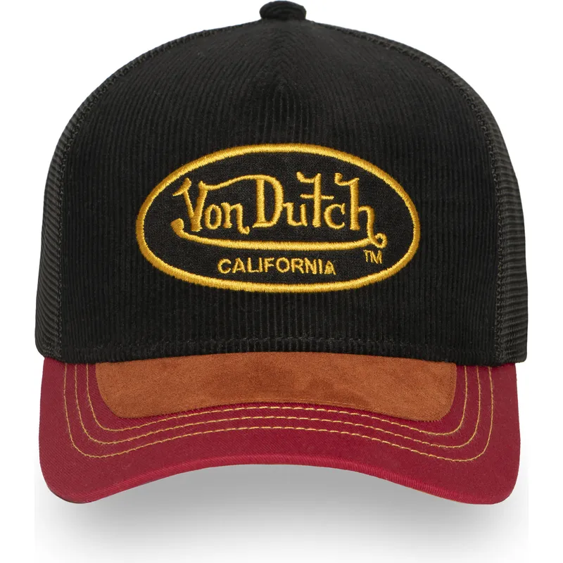 von-dutch-shield03-sort-og-rod-trucker-kasket
