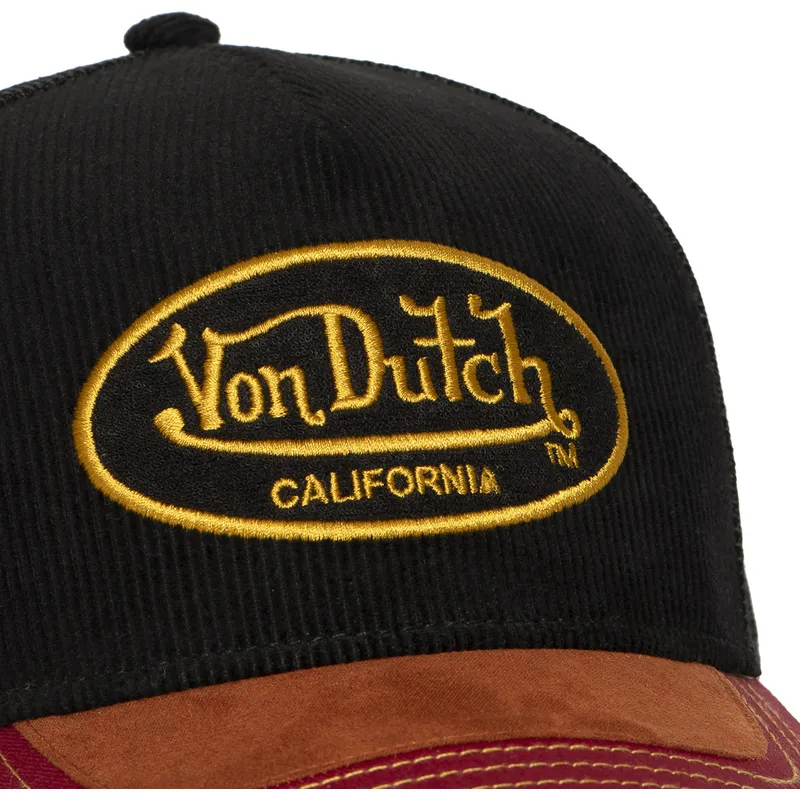 von-dutch-shield03-sort-og-rod-trucker-kasket