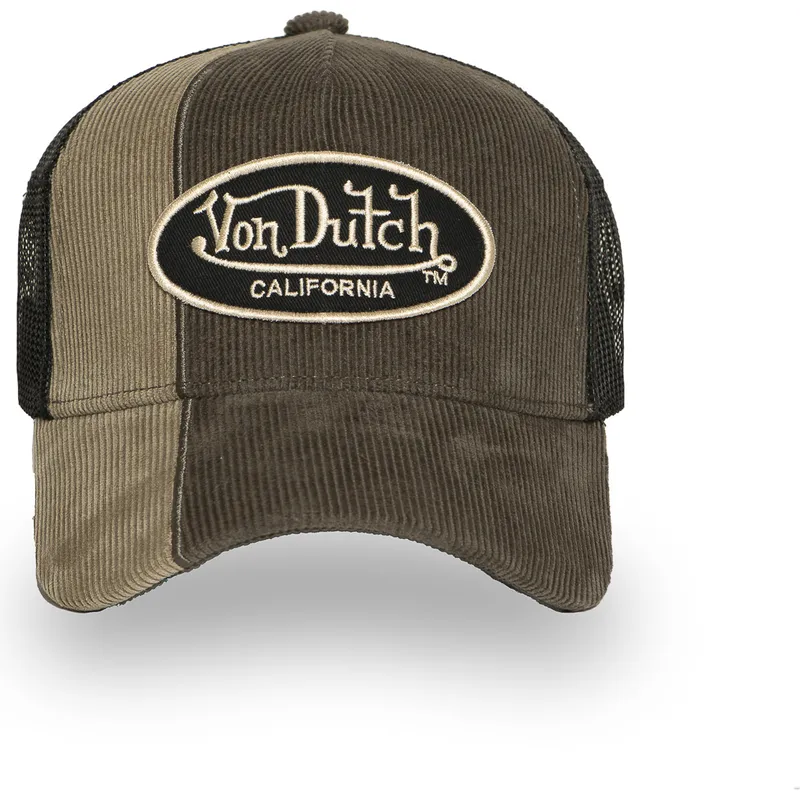 trucker-cap-braun-und-schwarz-cut01-von-von-dutch