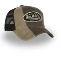casquette-trucker-marron-et-noire-cut01-von-dutch