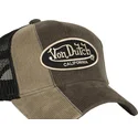 casquette-trucker-marron-et-noire-cut01-von-dutch