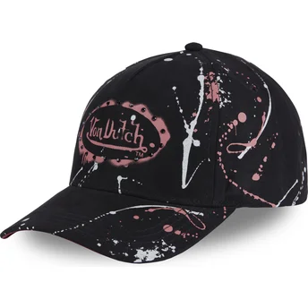 Шапка извита черна снапбек IMAG P от Von Dutch
