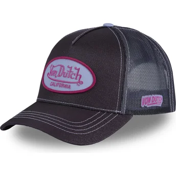 Шапка извита тракер многоцветен снапбек GLIT PU от Von Dutch