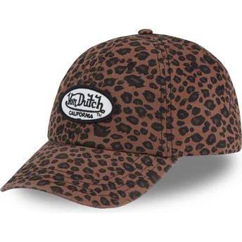 Шапка извита леопард adjustable strap на Gorra curva leopardo ajustable LEO BR от Von Dutch