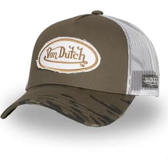 Шапка извита шапка тракер зелена снапбек KAM K от Von Dutch