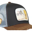 capslab-looney-tunes-taj7-che-tom-und-jerry-mehrfarbige-trucker-kappe
