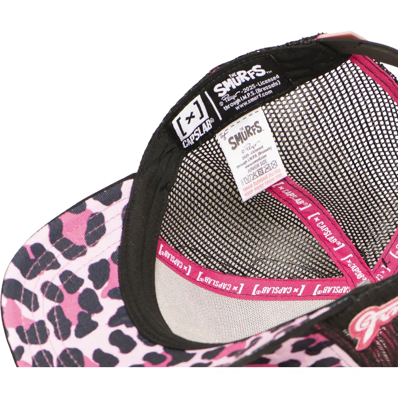 trucker-cap-leopard-rosa-schlumpfine-smu-leop-die-schlumpfe-von-capslab